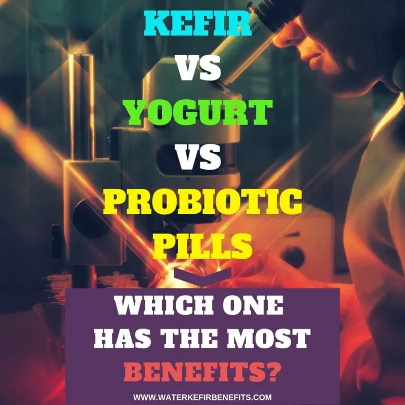 Kefir vs Yogurt vs Probiotic Pills